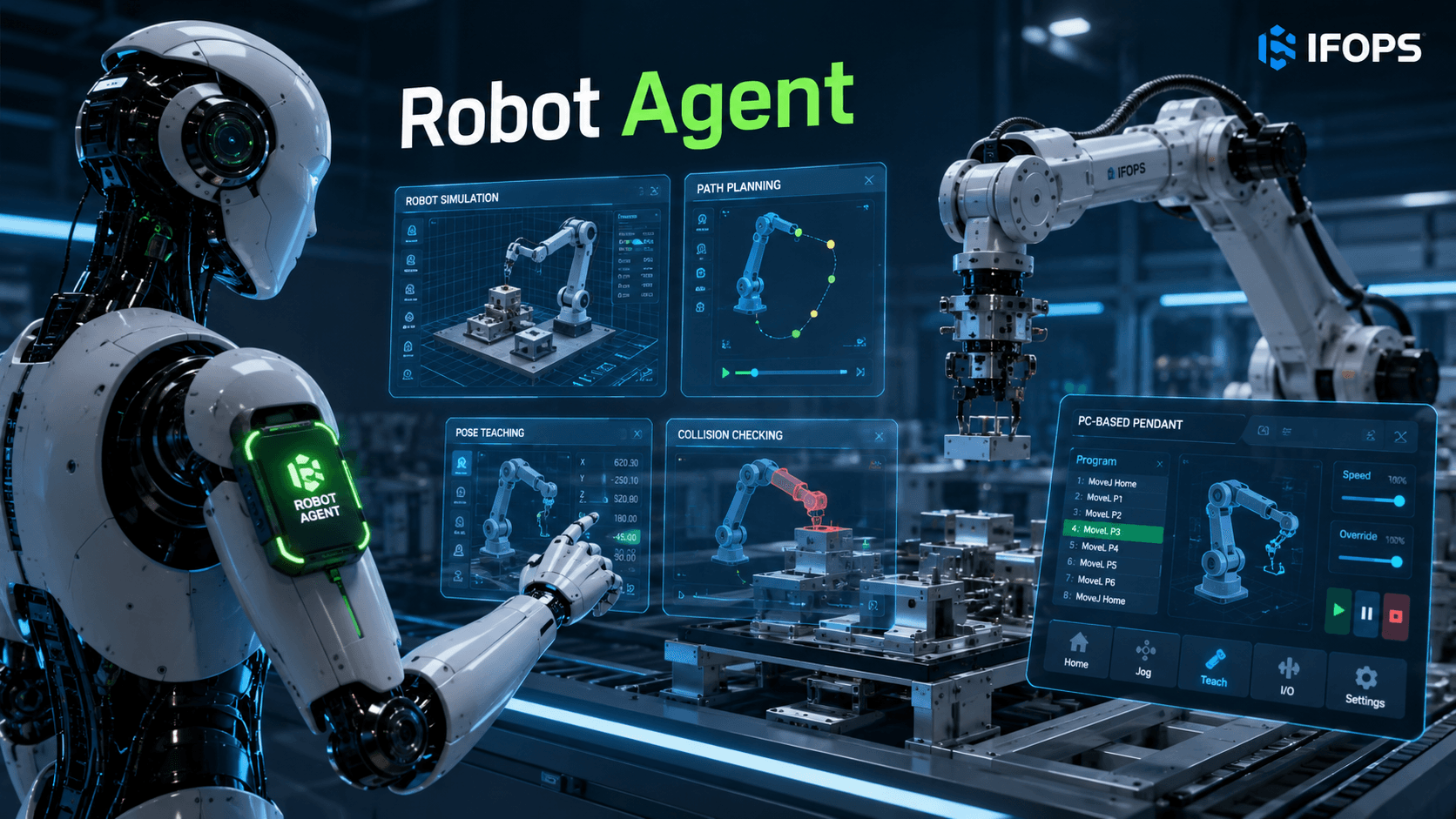 IF Robot Agent — 로봇 에이전트 운영 화면 컨셉
